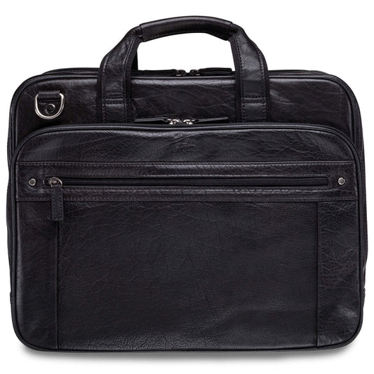 MANCINI BUFFALO DOUBLE COMPARTMENT BRIEFCASE (Arizona Collection)