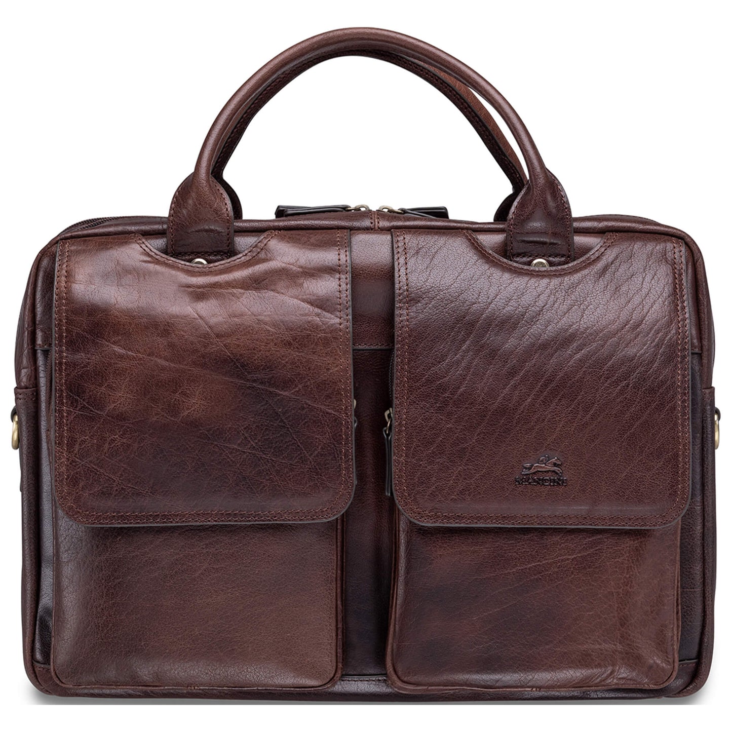 MANCINI BUFFALO DOUBLE COMPARTMENT BRIEFCASE (70s Edition)