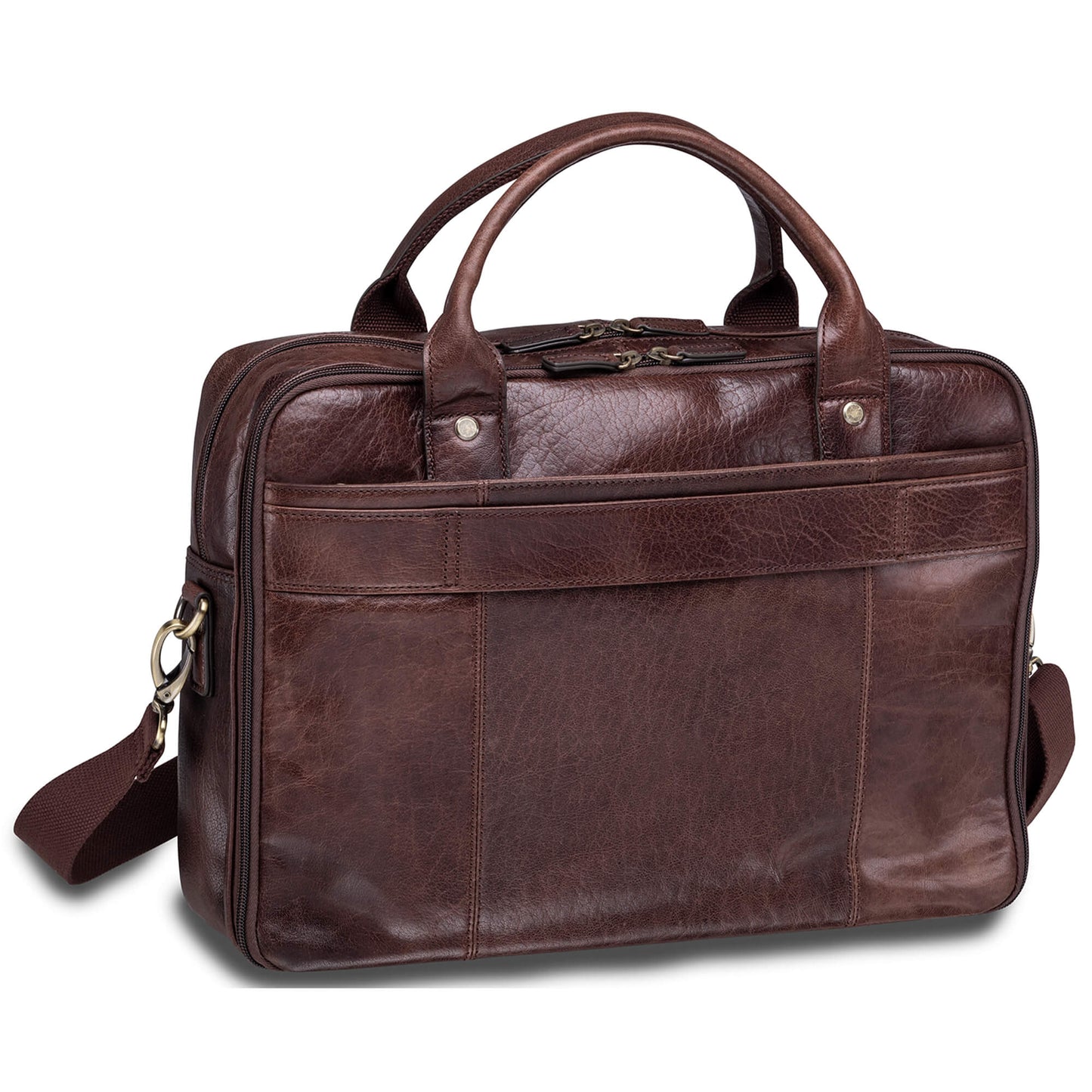 MANCINI BUFFALO DOUBLE COMPARTMENT BRIEFCASE (70s Edition)