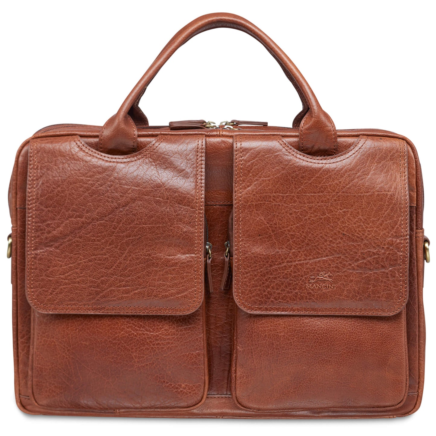 MANCINI BUFFALO DOUBLE COMPARTMENT BRIEFCASE (70s Edition)