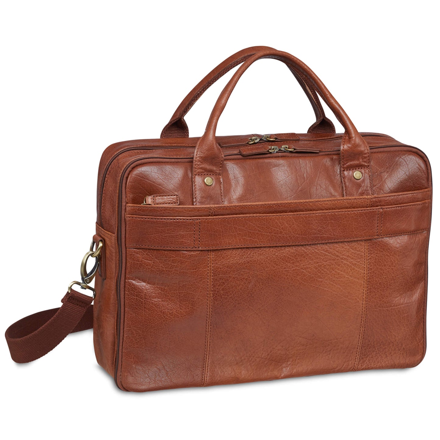 MANCINI BUFFALO DOUBLE COMPARTMENT BRIEFCASE (70s Edition)