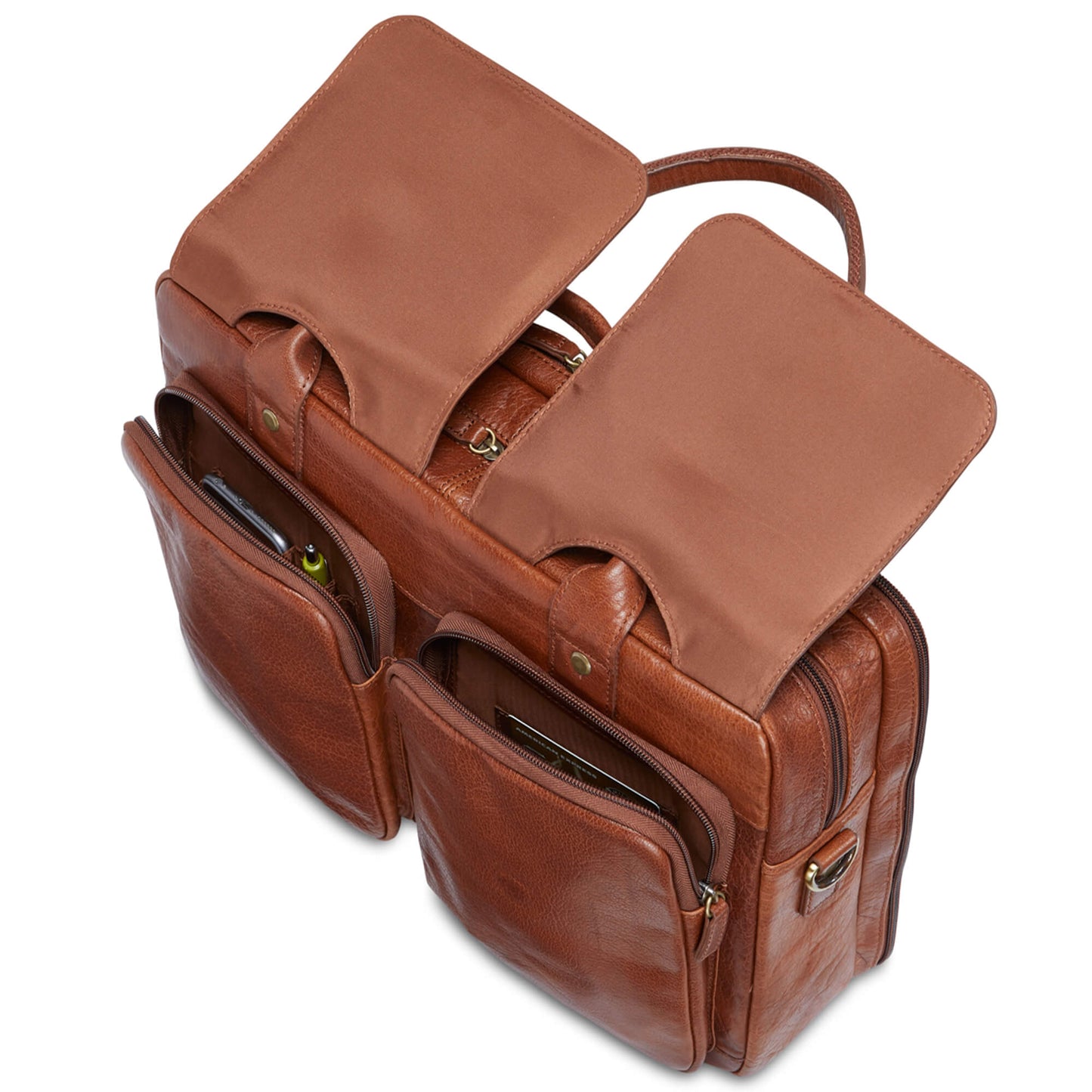 MANCINI BUFFALO DOUBLE COMPARTMENT BRIEFCASE (70s Edition)