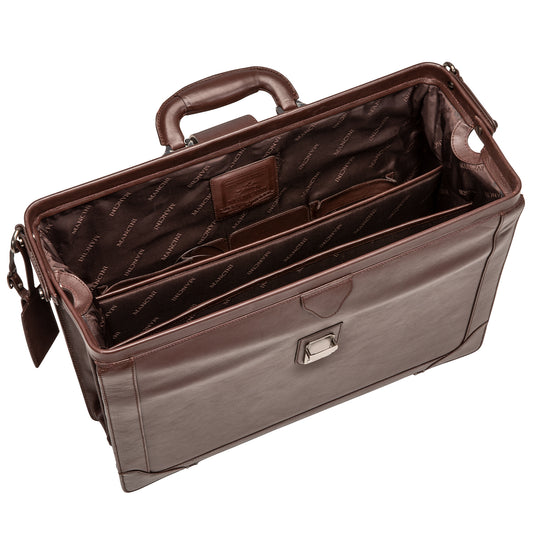 MANCINI LUXURIOUS LITIGATOR LAWYER BRIEFCASE