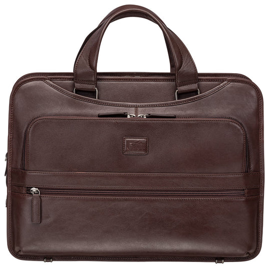 MANCINI BUFFALO TRIPLE COMPARTMENT BRIEFCASE (90s Edition)