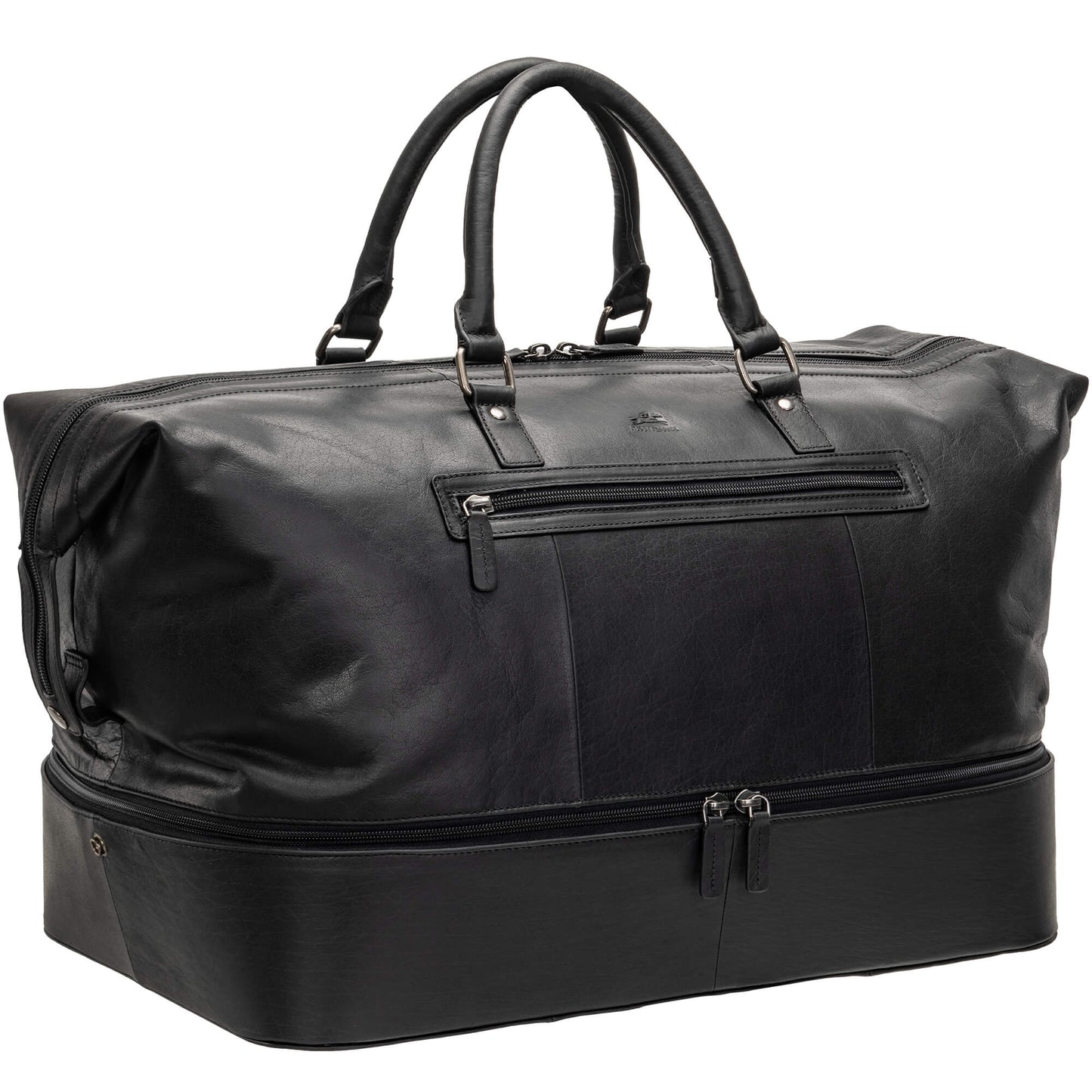 MANCINI BUFFALO DOUBLE COMPARTMENT DUFFLE BAG