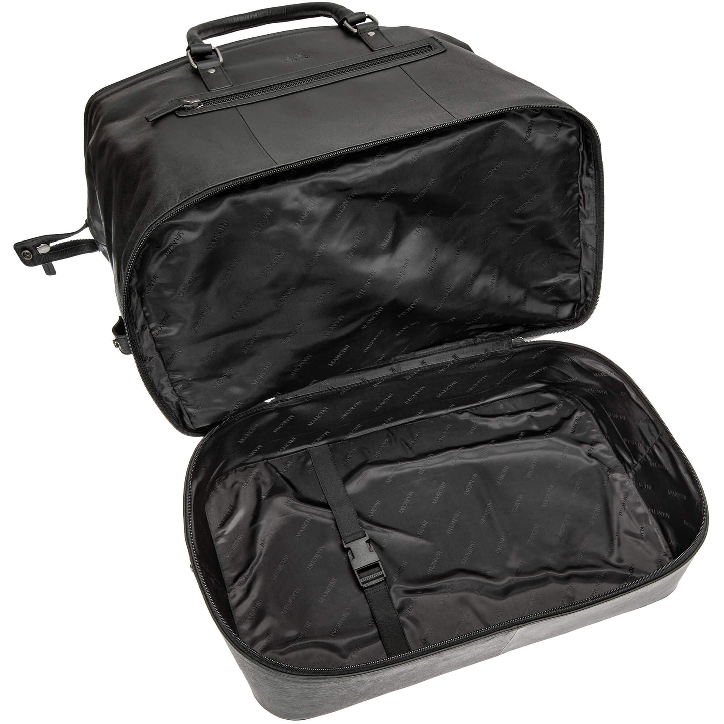 MANCINI BUFFALO DOUBLE COMPARTMENT DUFFLE BAG