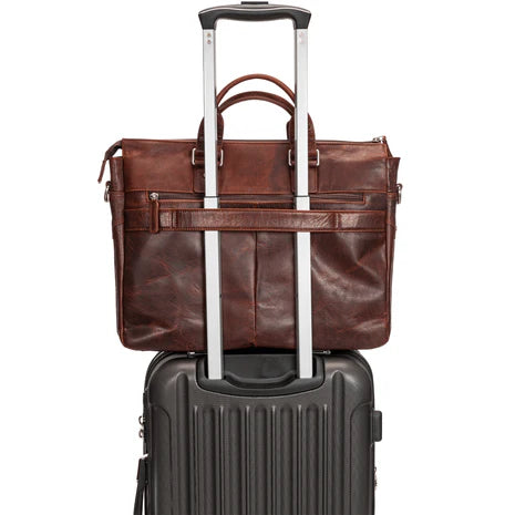 MANCINI BUFFALO LEATHER TOTE (2000s Edition)