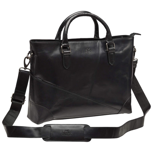 MANCINI BUFFALO LEATHER TOTE (80s Edtition)