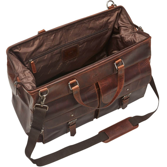 MANCINI BUFFALO DOWEL ROD DUFFLE BAG