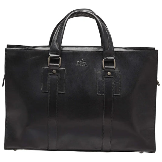 MANCINI BUFFALO LEATHER TOTE (90s Edition)