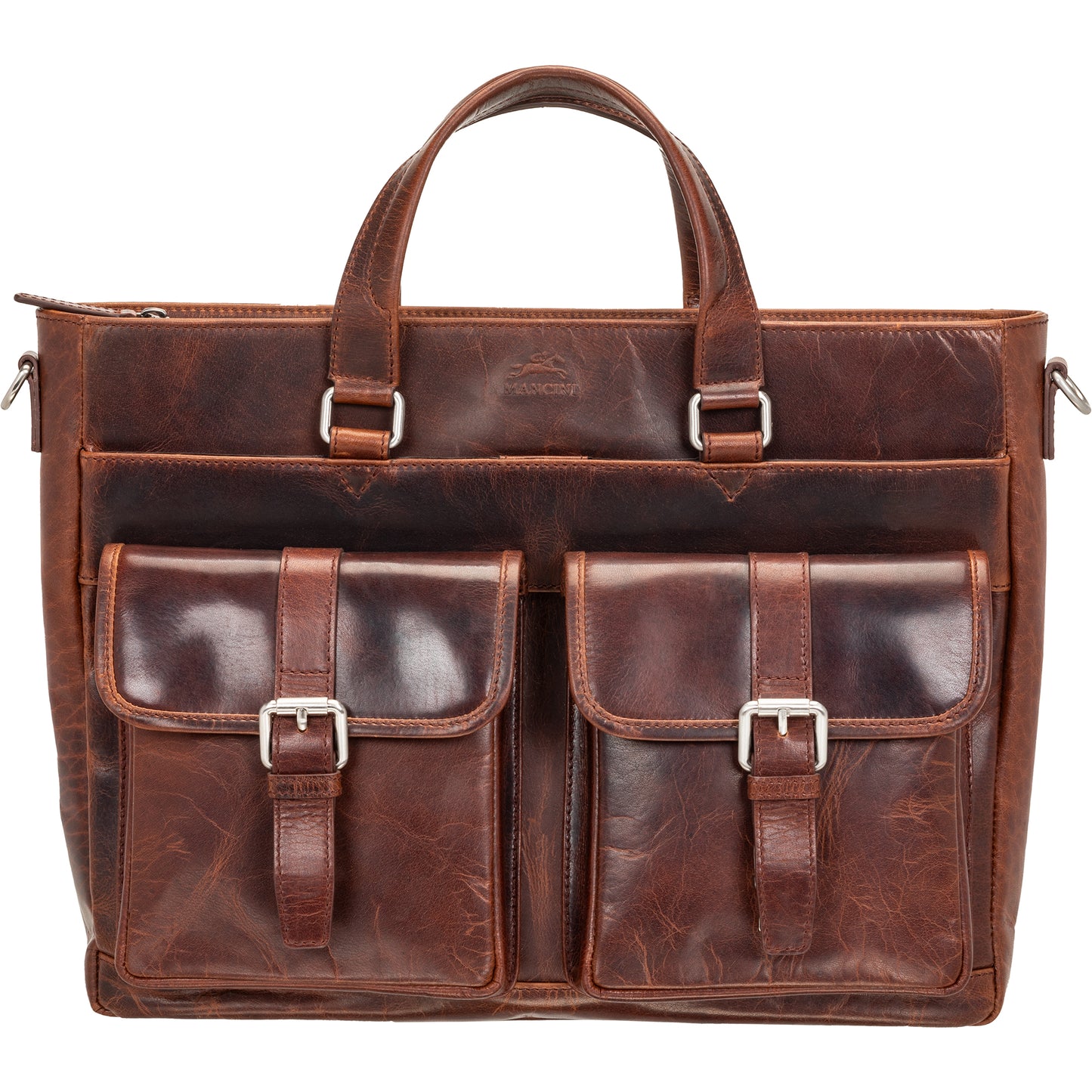MANCINI BUFFALO LEATHER TOTE (70s Edition)