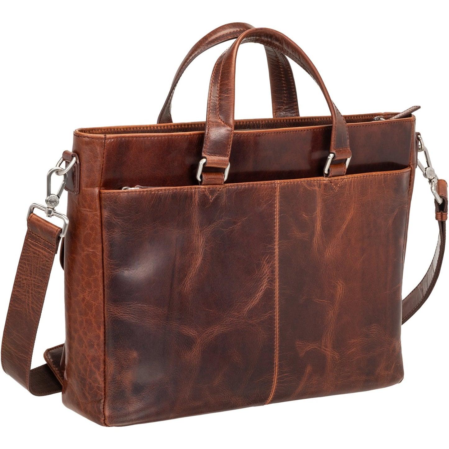 MANCINI BUFFALO LEATHER TOTE (70s Edition)