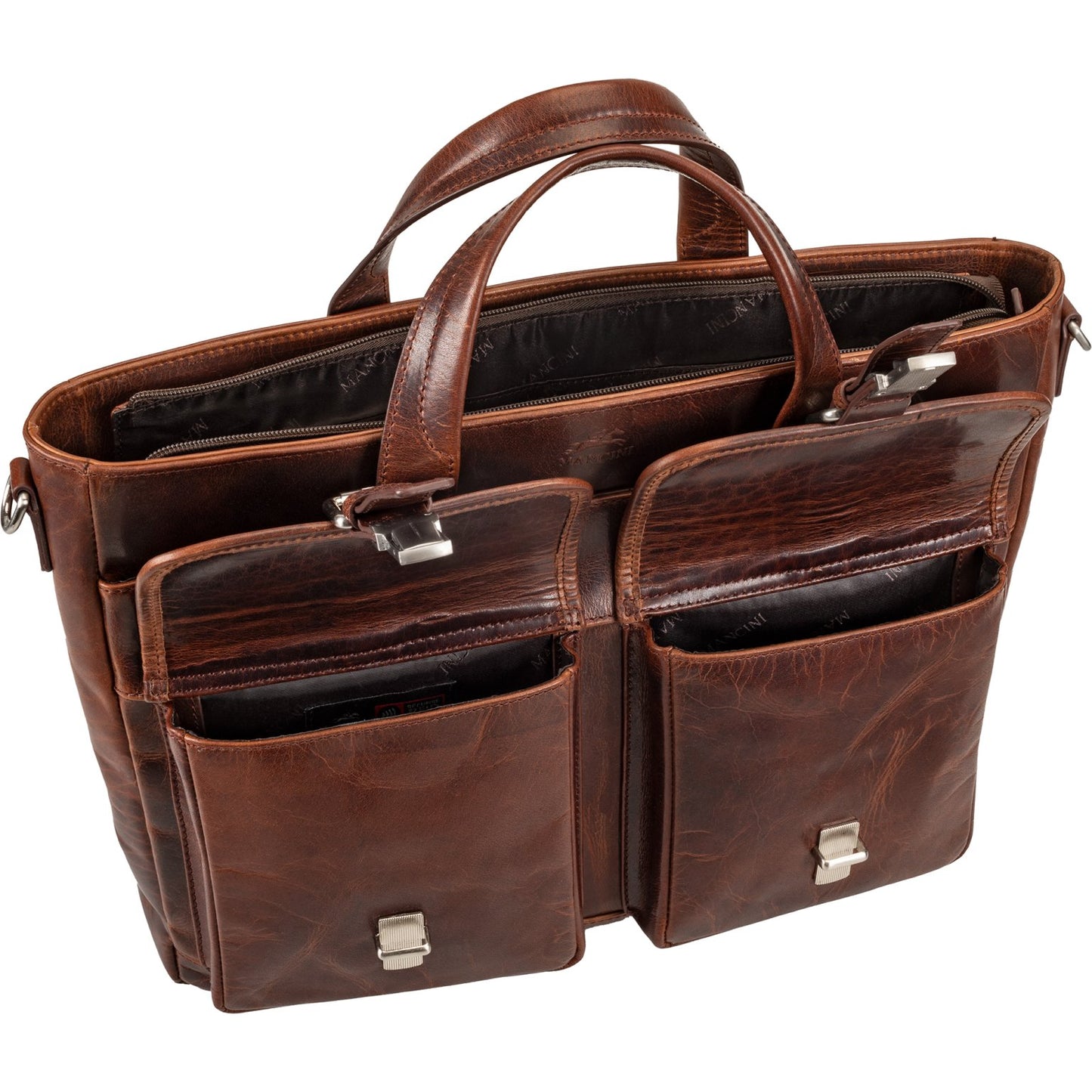 MANCINI BUFFALO LEATHER TOTE (70s Edition)