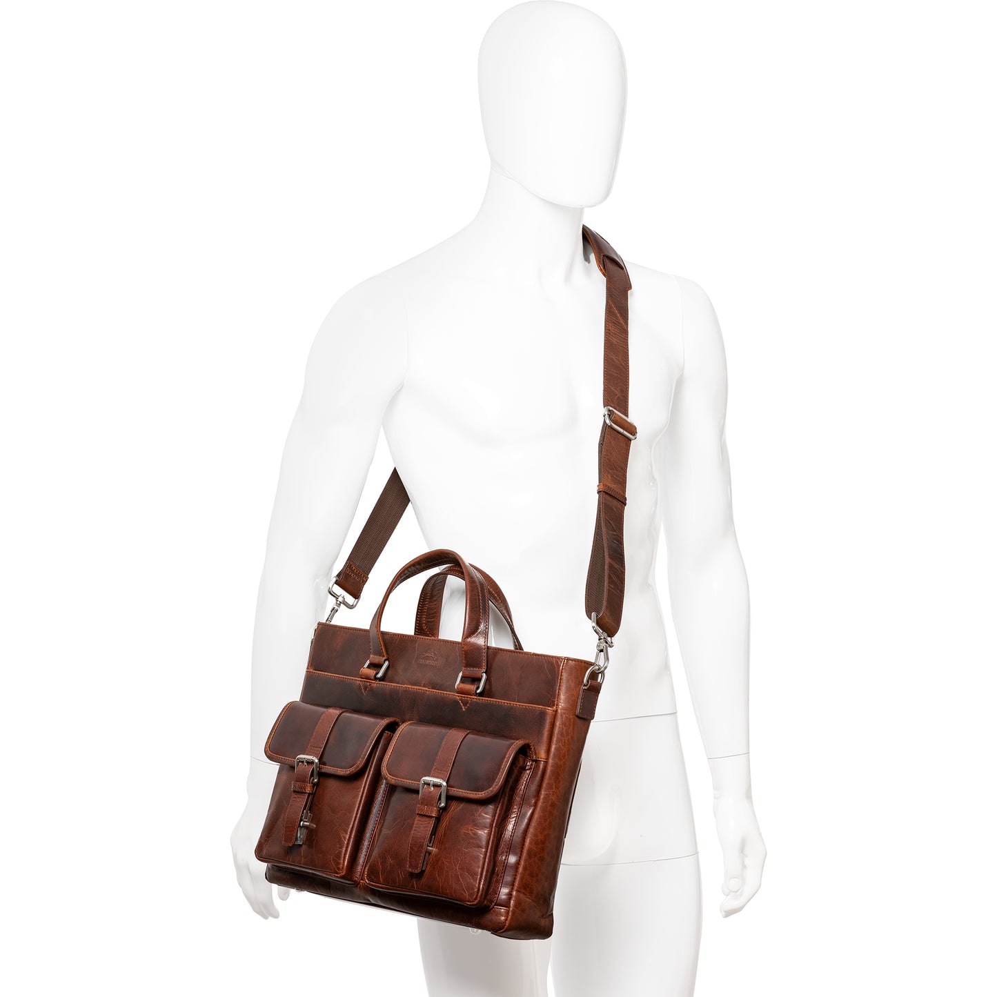 MANCINI BUFFALO LEATHER TOTE (70s Edition)