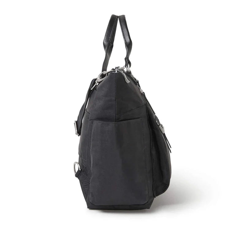 BAGGALLINI 3-IN-1 CONVERTIBLE BACKPACK WITH RFID PHONE WRISTLET | BLACK