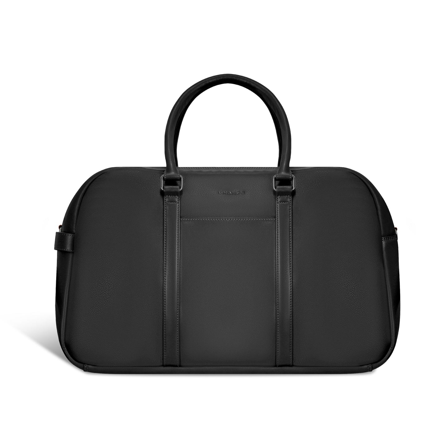 ONYX / LEATHER DUFFLE BAG