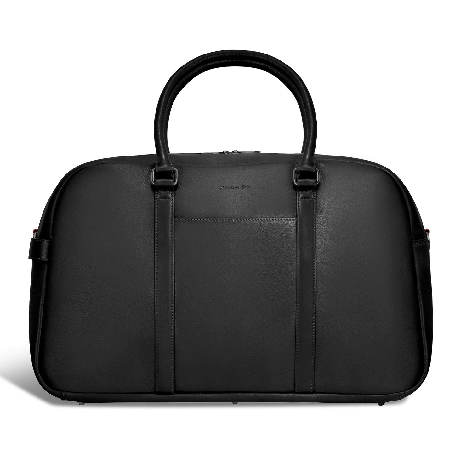 ONYX / LEATHER DUFFLE BAG