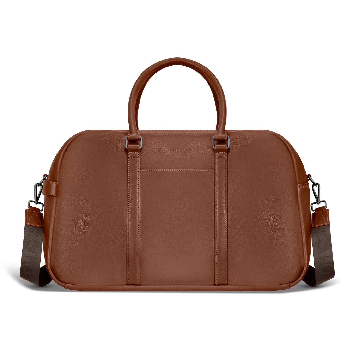 ONYX / LEATHER DUFFLE BAG