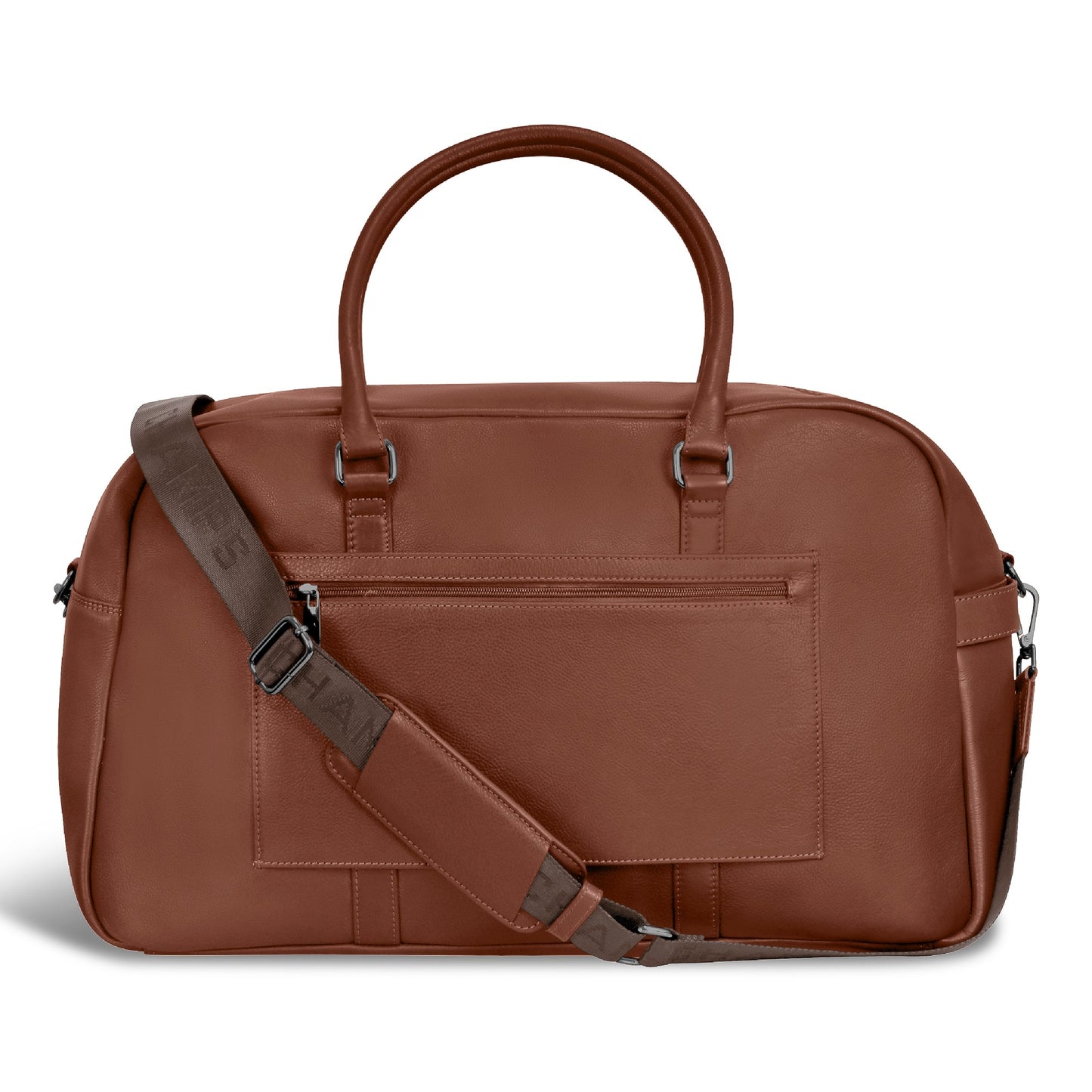 ONYX / LEATHER DUFFLE BAG