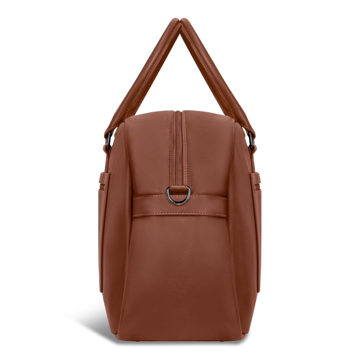 ONYX / LEATHER DUFFLE BAG