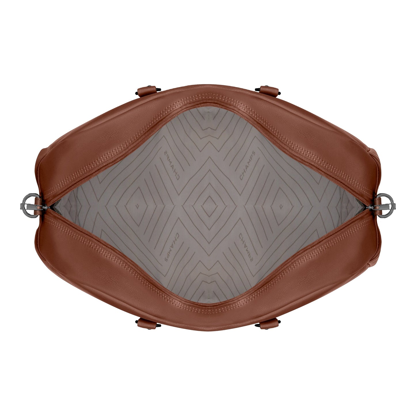 ONYX / LEATHER DUFFLE BAG