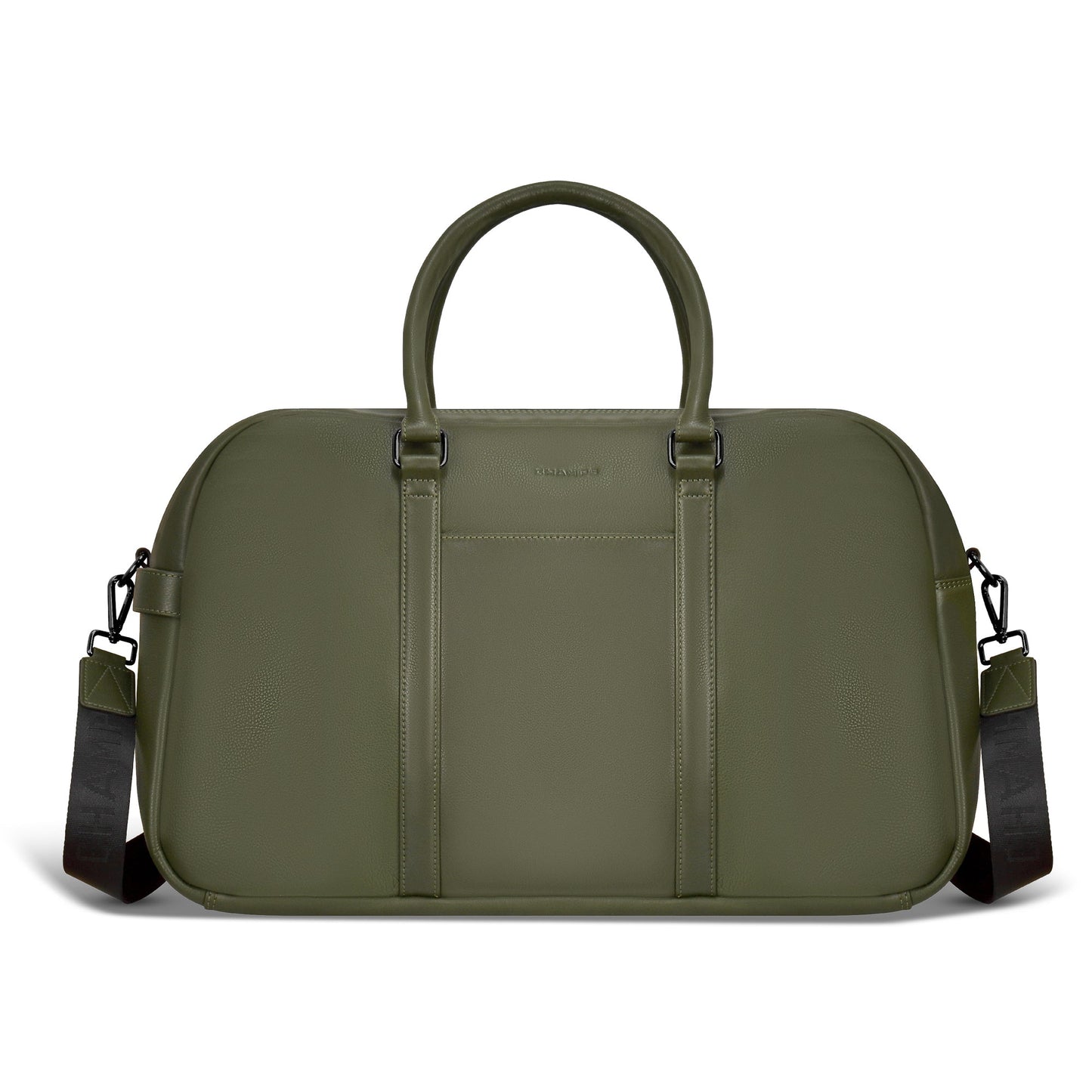 ONYX / LEATHER DUFFLE BAG