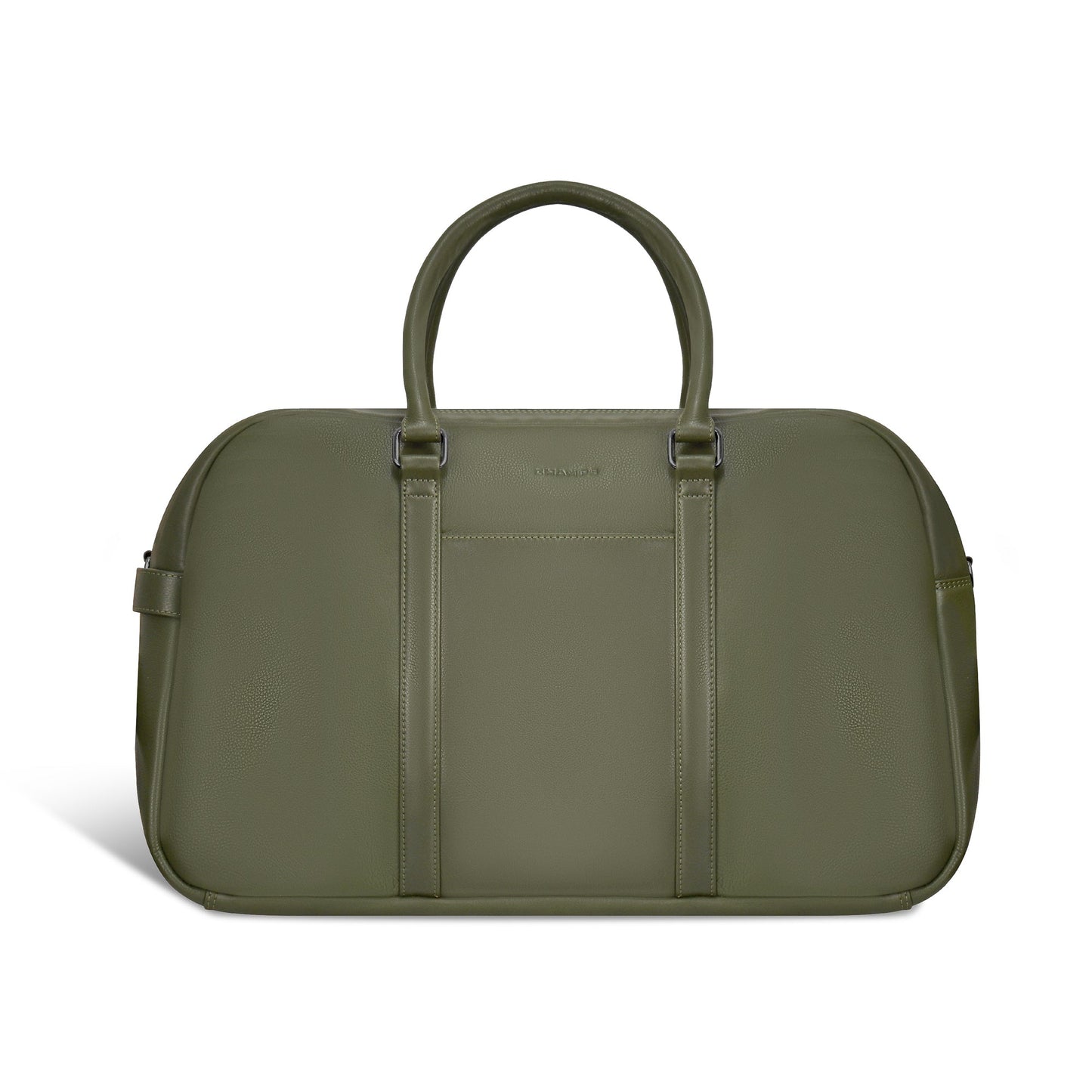 ONYX / LEATHER DUFFLE BAG