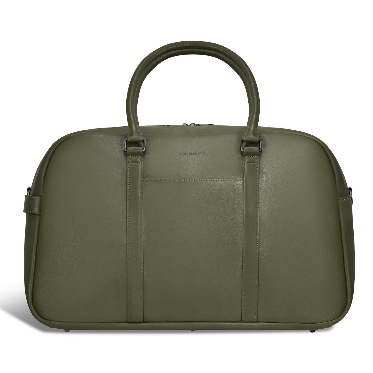 ONYX / LEATHER DUFFLE BAG
