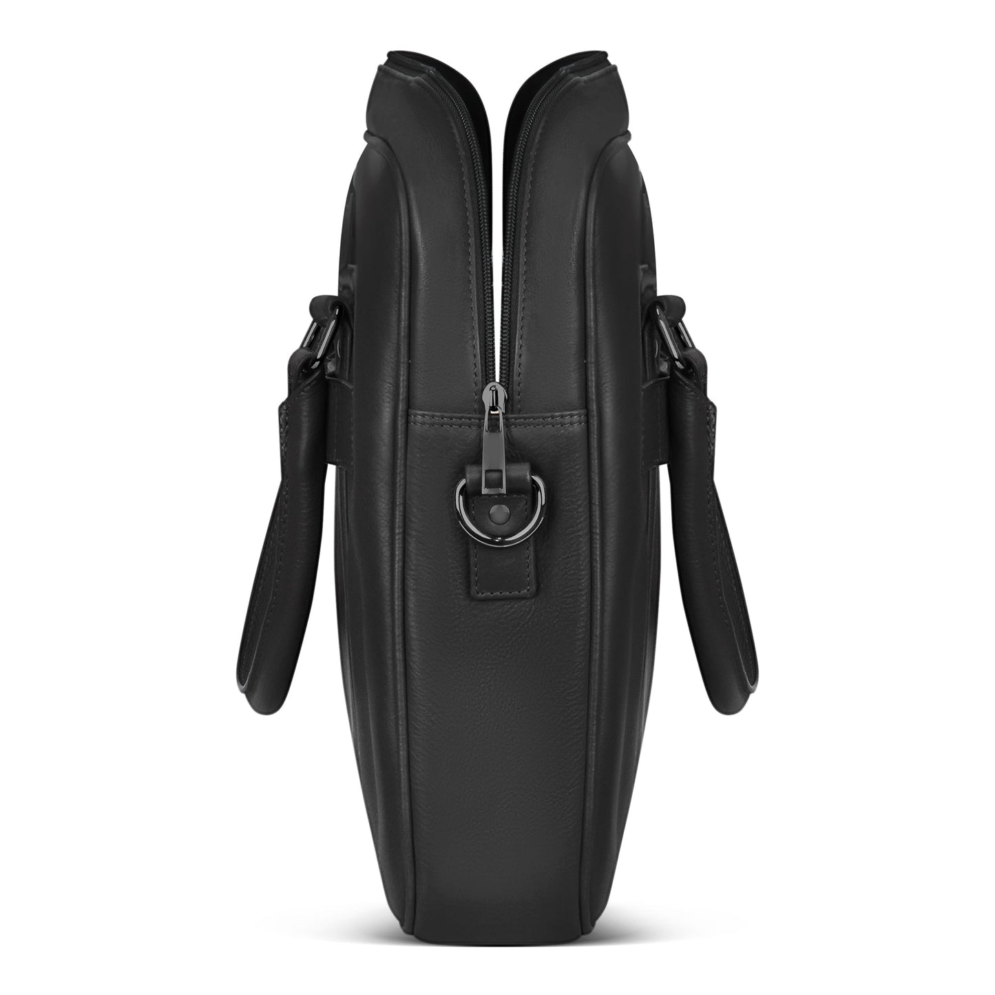ONYX / SLIM LEATHER BRIEFCASE