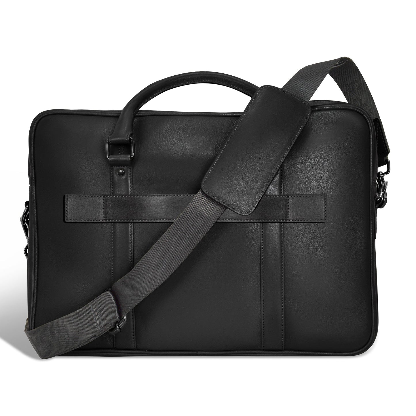 ONYX / SLIM LEATHER BRIEFCASE