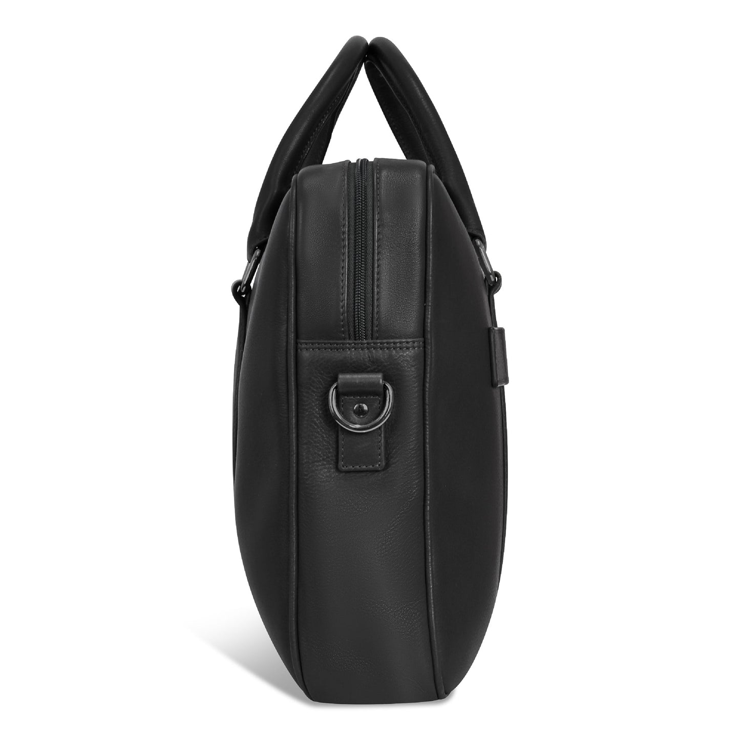 ONYX / SLIM LEATHER BRIEFCASE