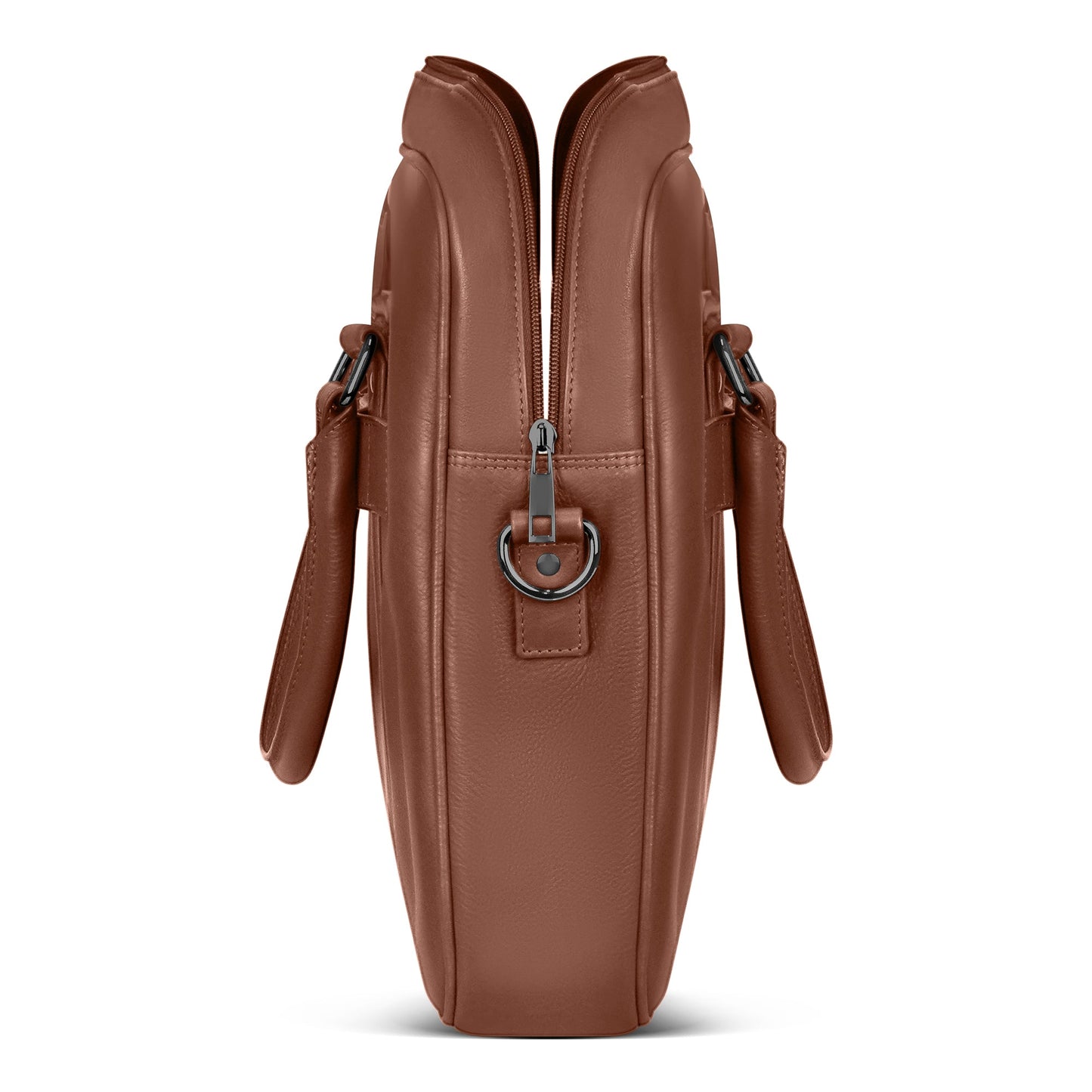 ONYX / SLIM LEATHER BRIEFCASE