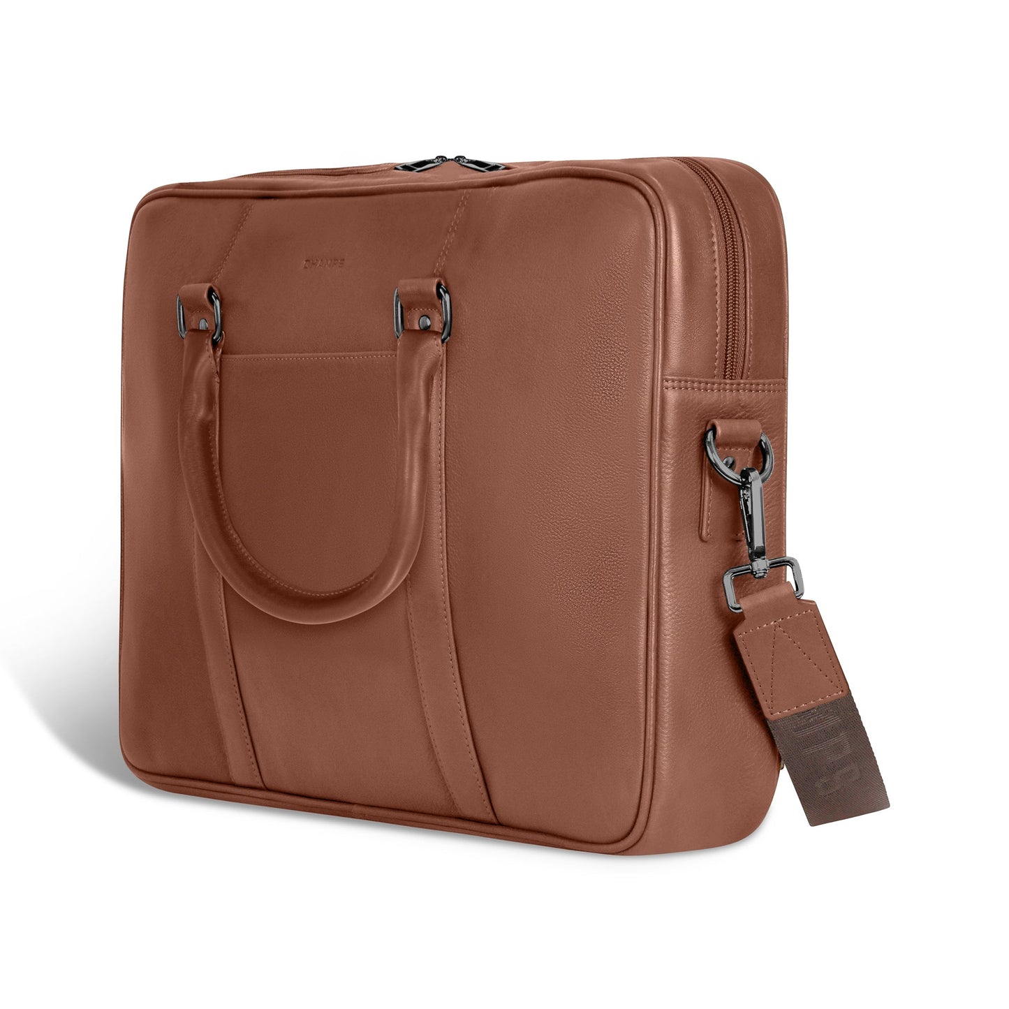 ONYX / SLIM LEATHER BRIEFCASE