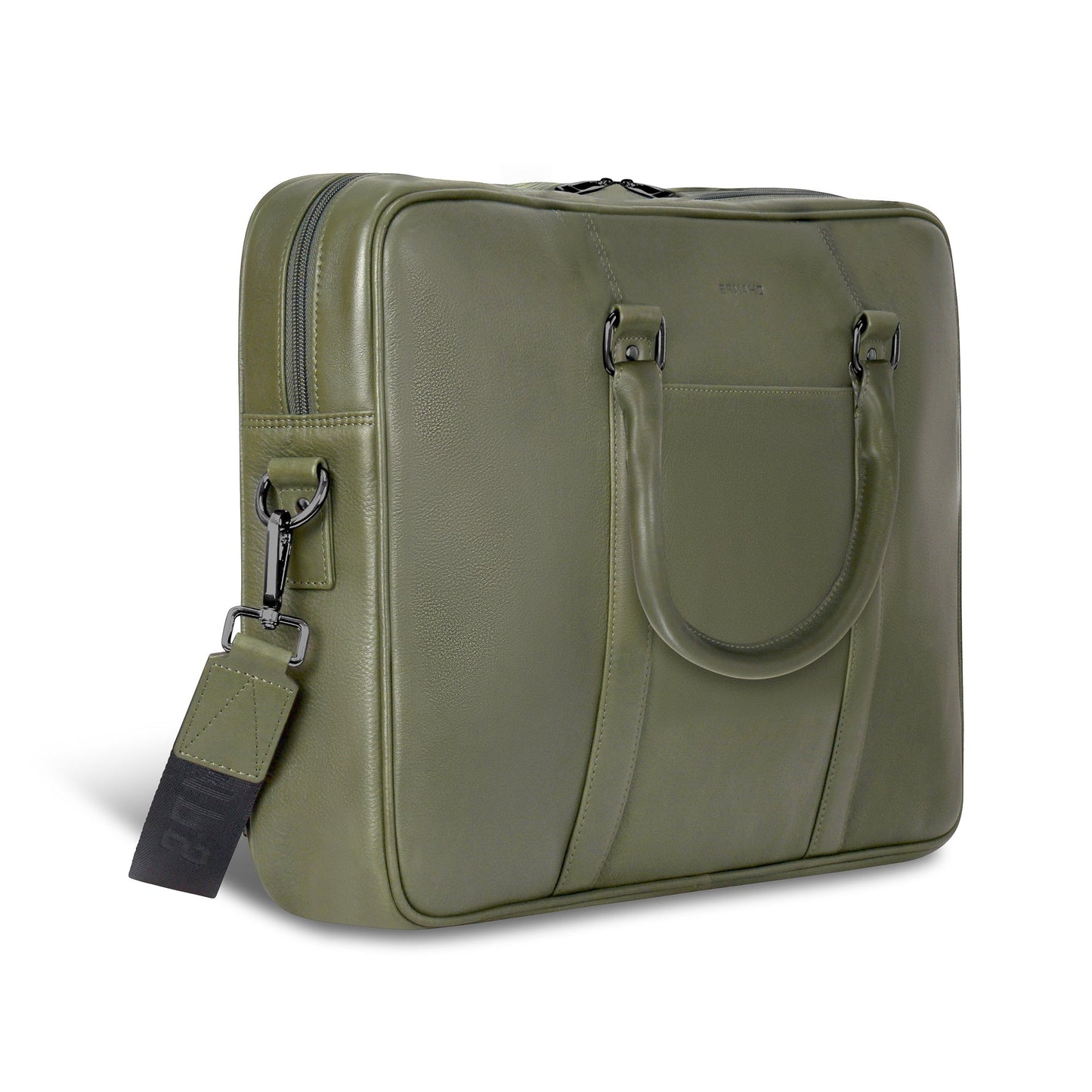 ONYX / SLIM LEATHER BRIEFCASE
