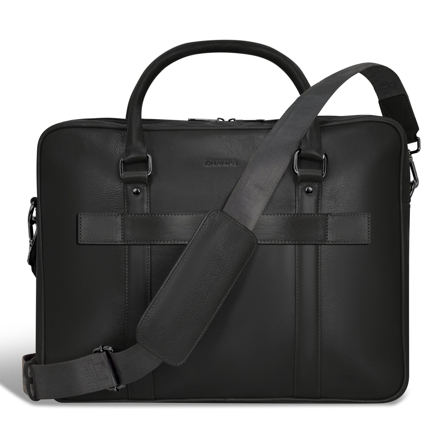 ONYX / LEATHER BRIECASE