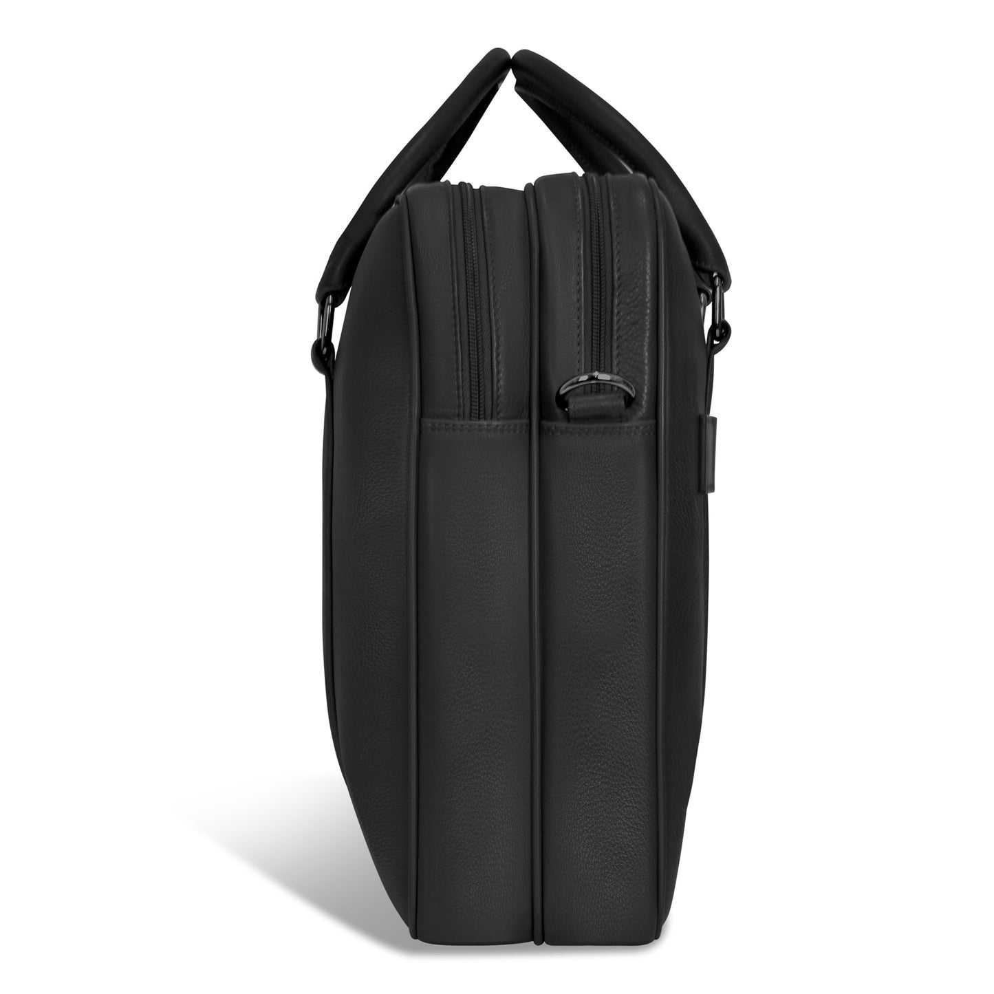 ONYX / LEATHER BRIECASE
