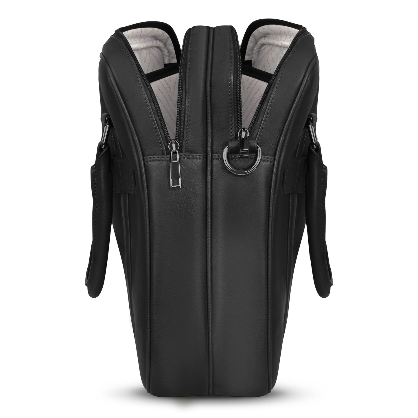 ONYX / LEATHER BRIECASE