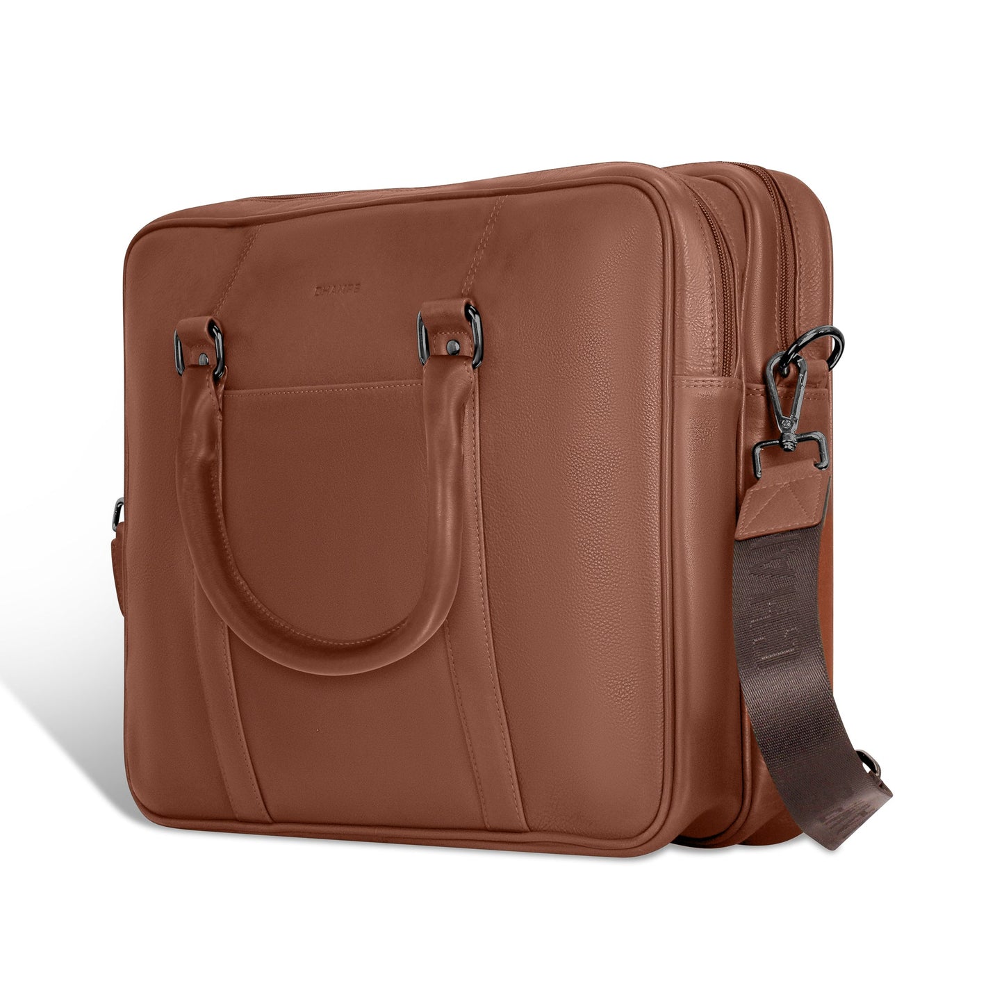 ONYX / LEATHER BRIECASE