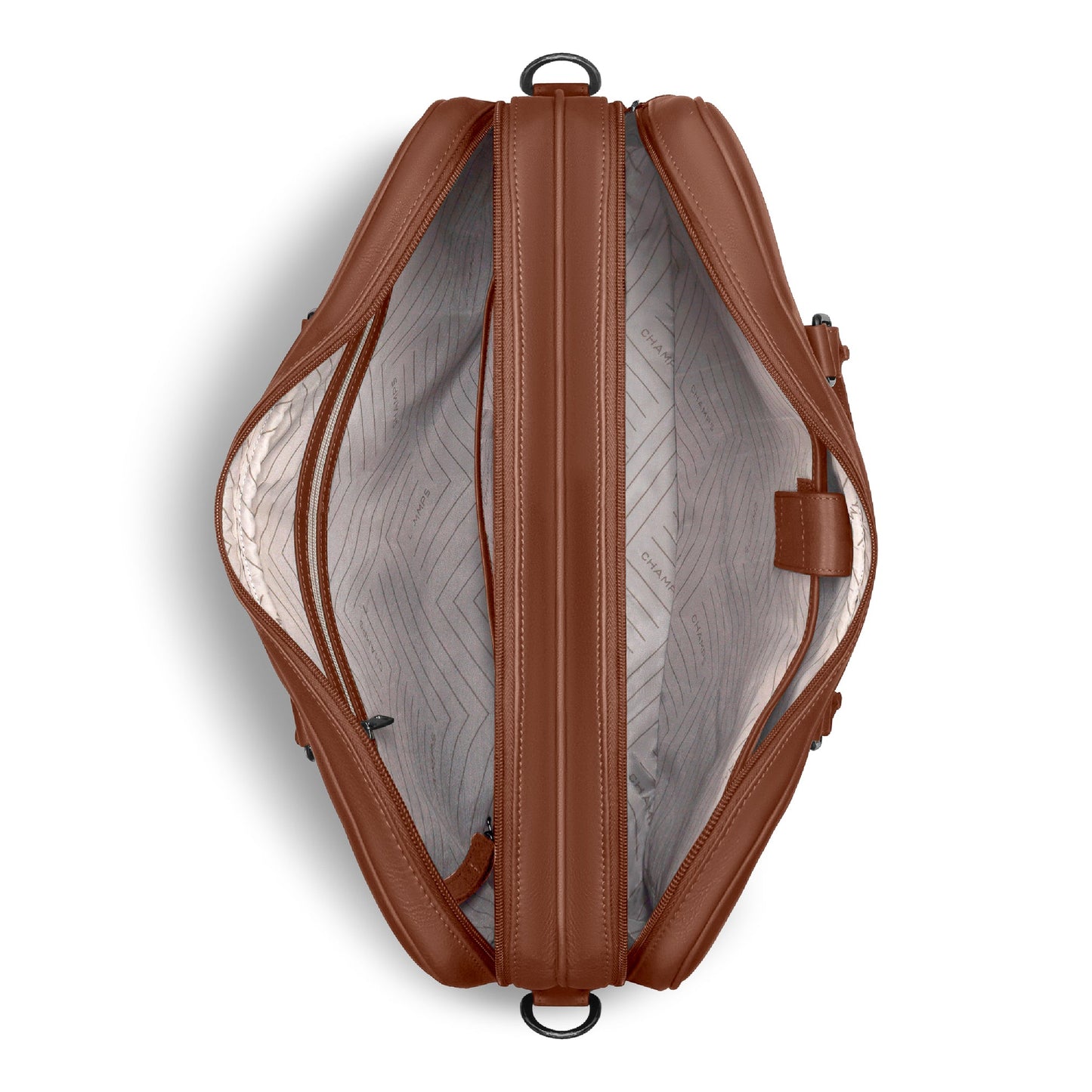 ONYX / LEATHER BRIECASE