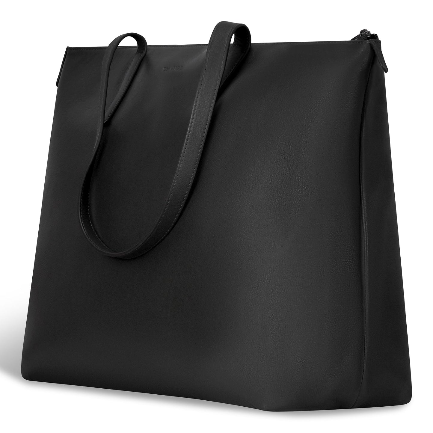 ONYX / LEATHER BUSINESS TOTE