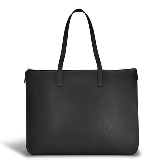 ONYX / LEATHER BUSINESS TOTE