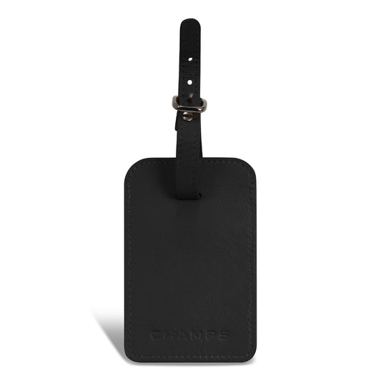 CHAMPS ONYX LEATHER TAG