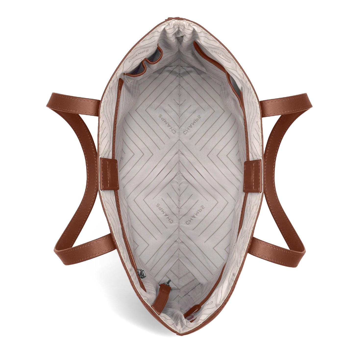 ONYX / LEATHER VERTICAL TOTE