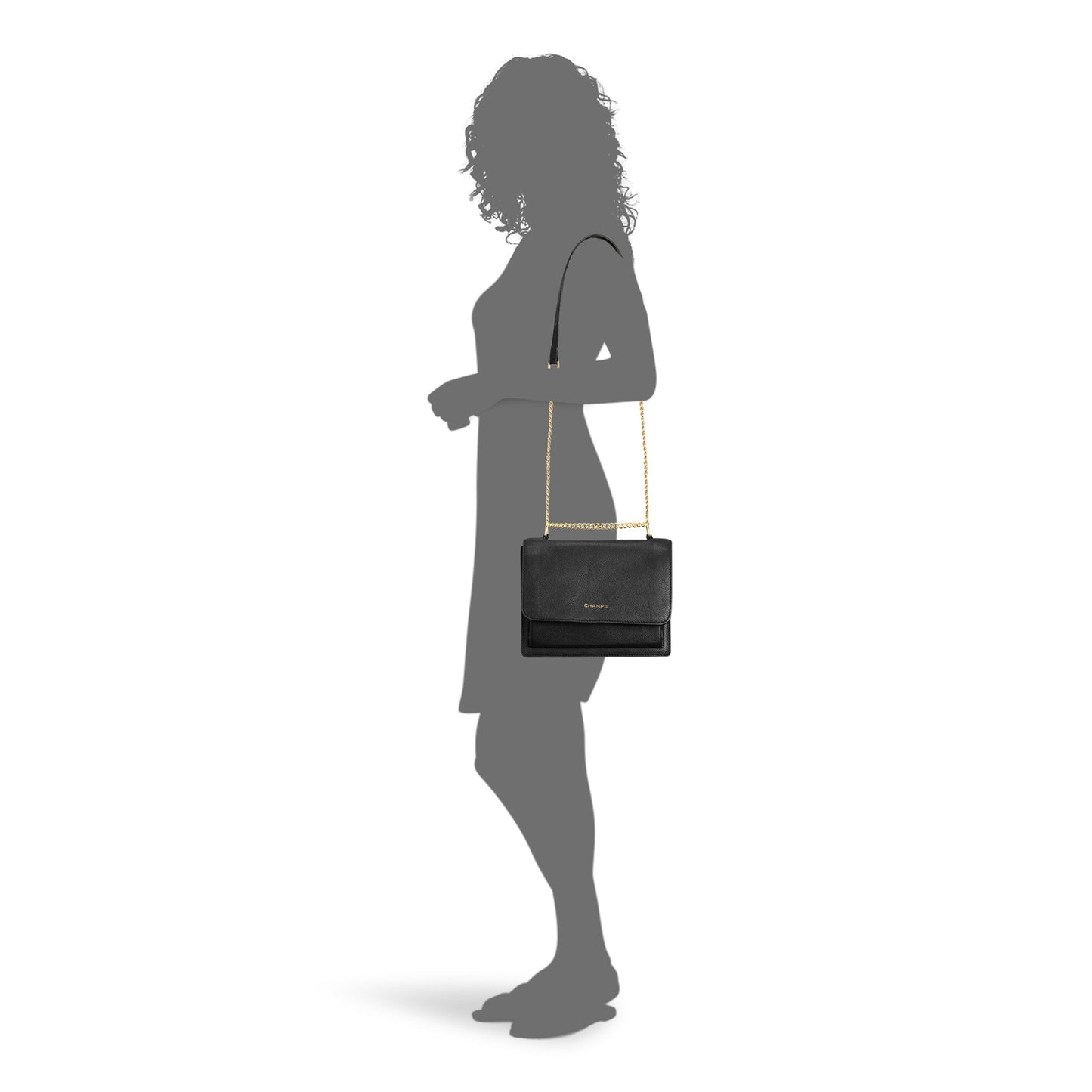 GALA / LEATHER CLUTCH SHOULDER BAG