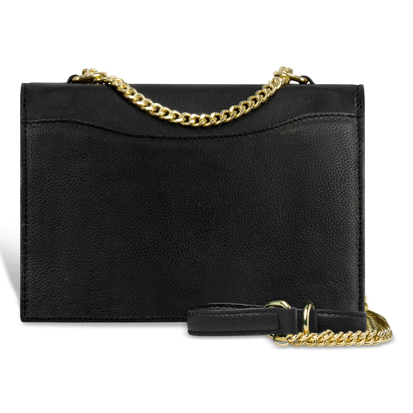 GALA / LEATHER CLUTCH SHOULDER BAG