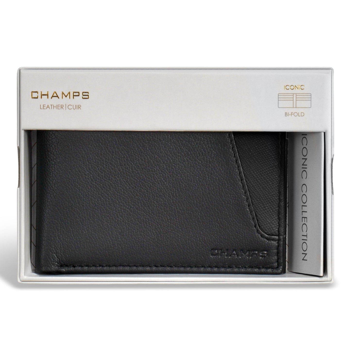 Iconic / Leather Bi-Fold Wallet