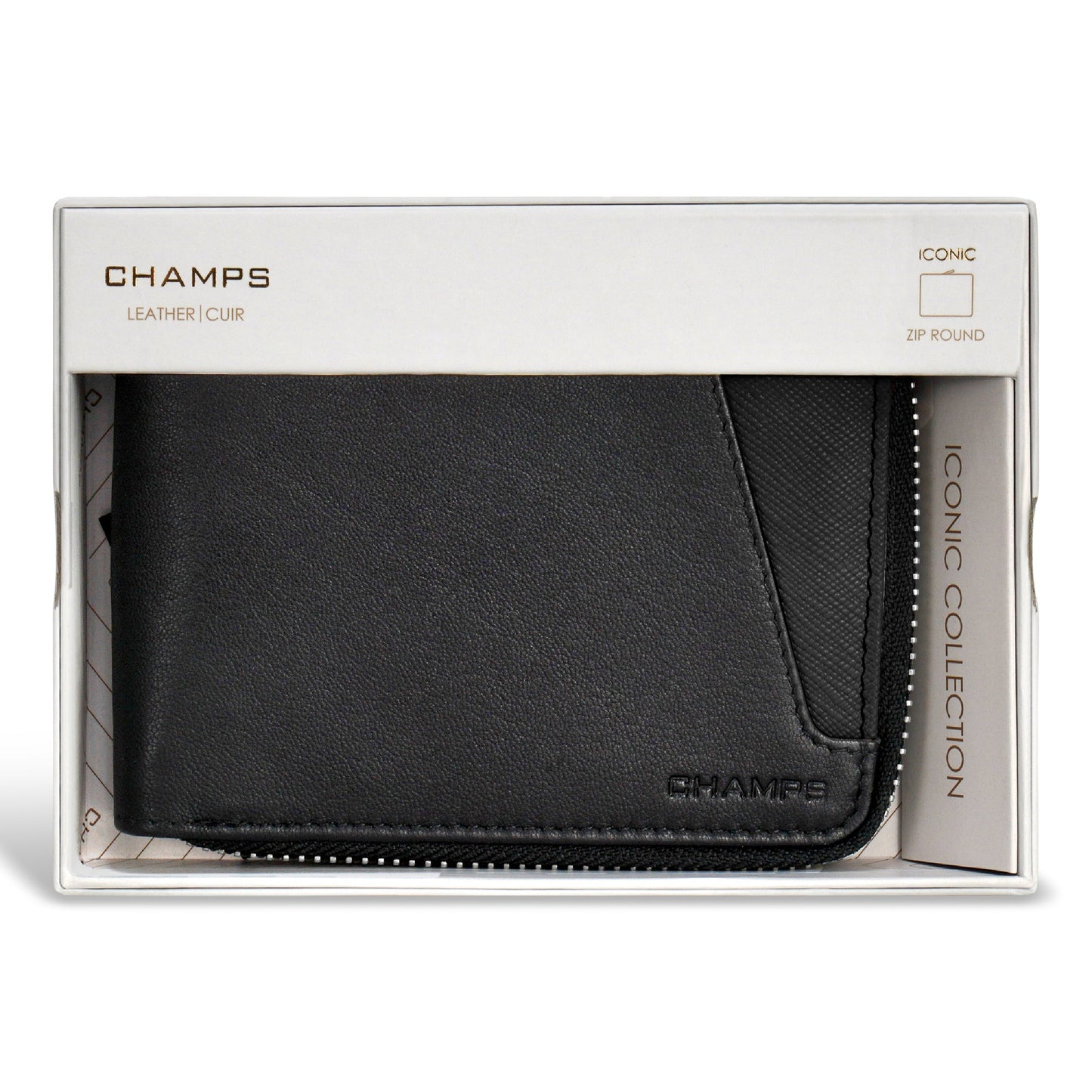 Iconic / Leather Zip Around Wallet