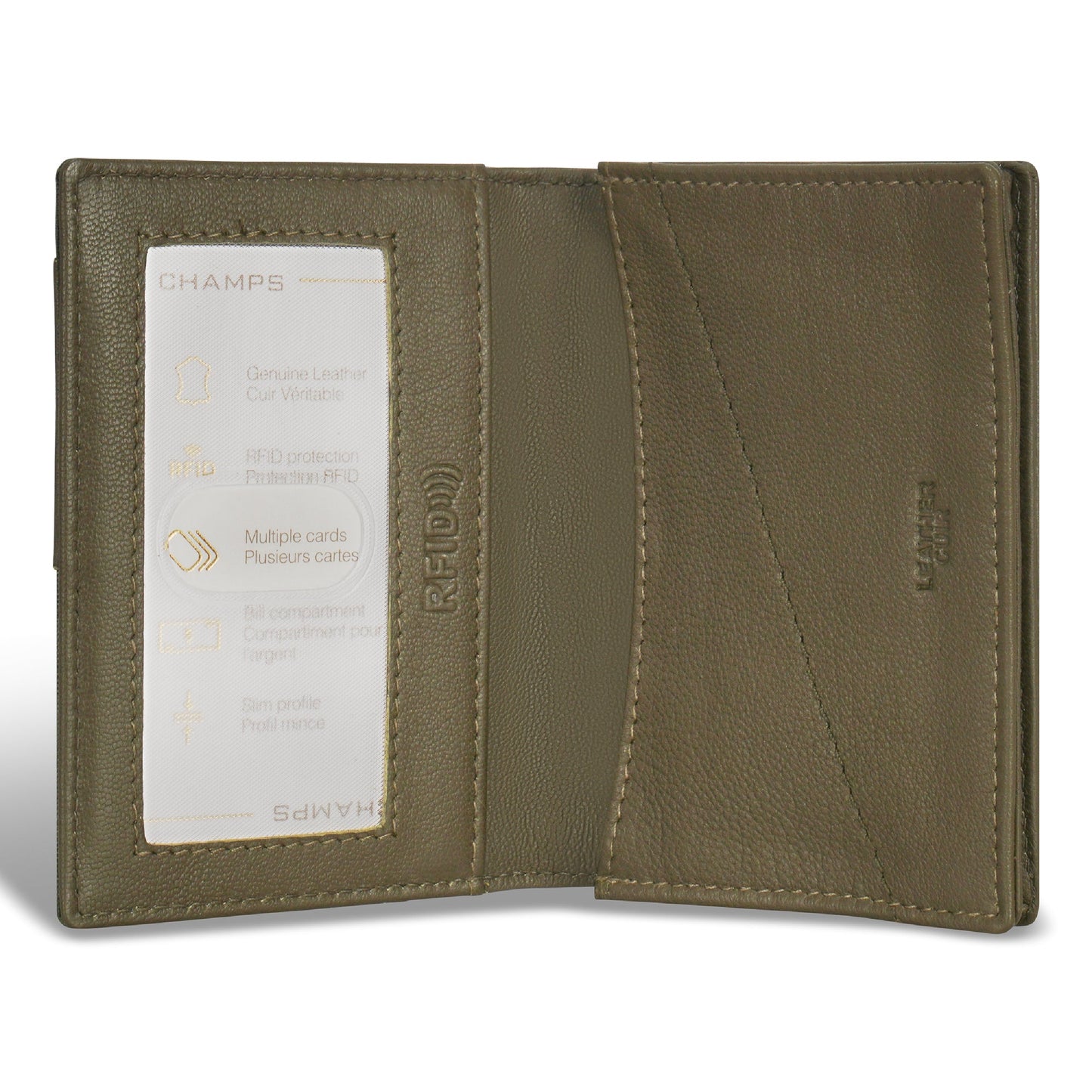 Camo / Leather Cardholder