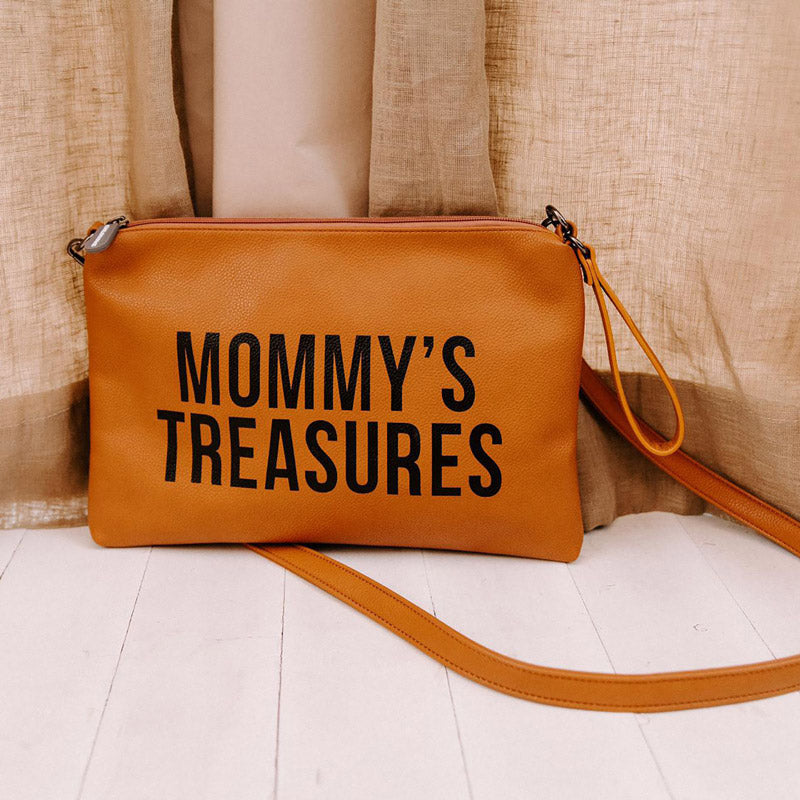 MOMMY'S TREASURES LEATHER LOOK BROWN MOMMY BAG®