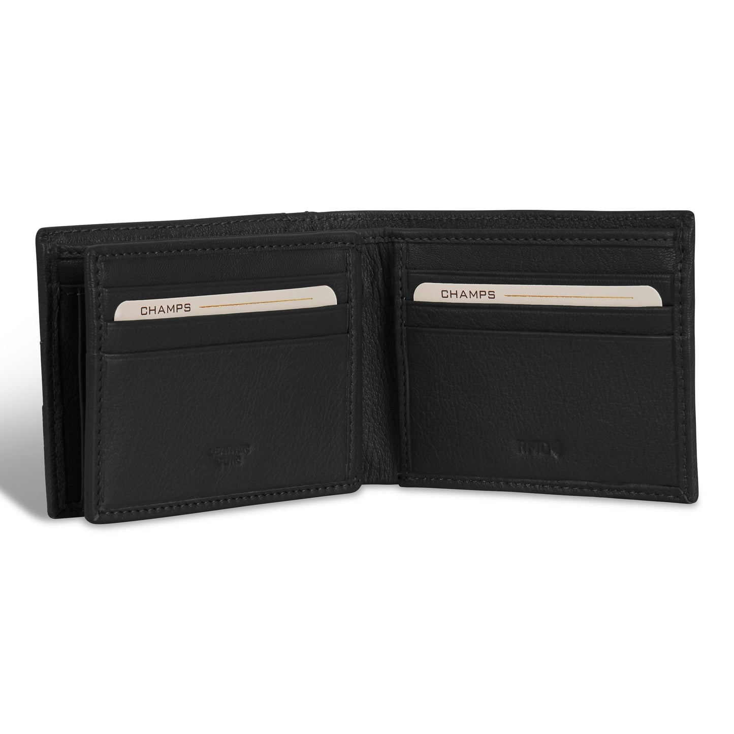 Onyx / Leather Access Center Wing Wallet
